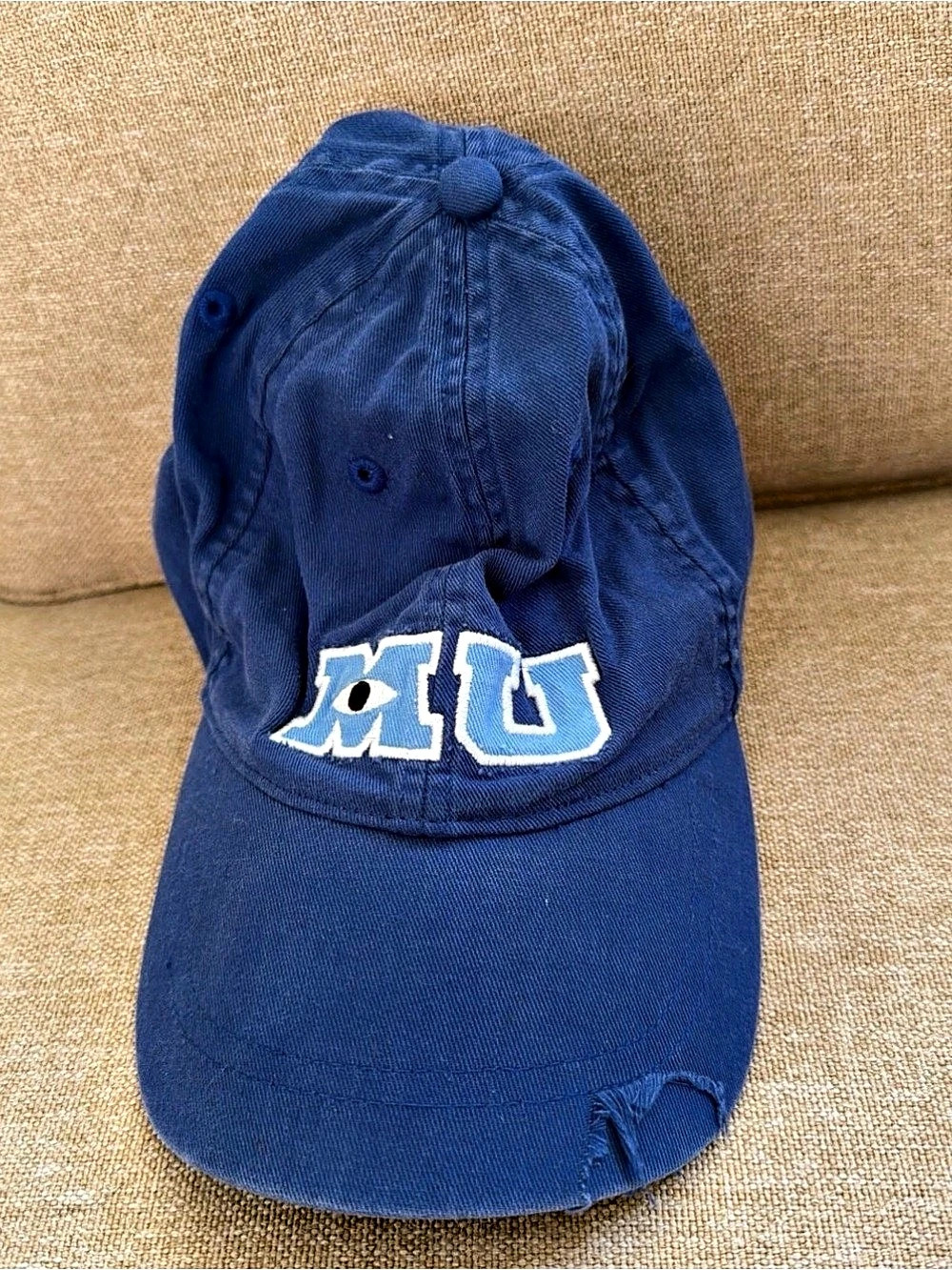 Disney Monsters University Baseball Cap for Adults Blue